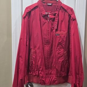 Vintage Members Only Jacket in Red 2XL
